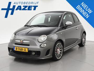 Fiat 500 C ABARTH 1.4 T-JET 135 PK TWO-TONE + ZWART LEDER |  beschikbaar voor biedingen