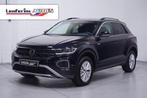 Volkswagen T-Roc 1.0 TSI Life Apple Carplay Clima PDC v+a Le, Stof, Gebruikt, LED verlichting, Zwart
