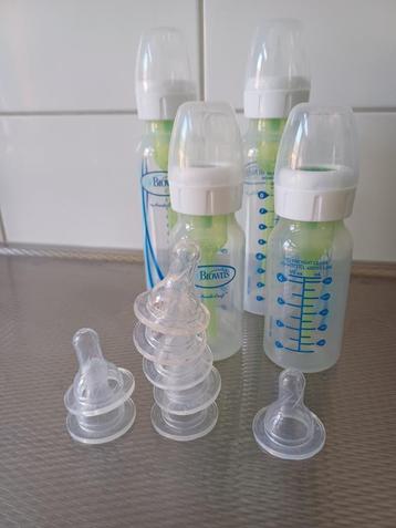 Complete set Dr. Brown's Anti-Koliek flessen voor baby, smal beschikbaar voor biedingen