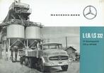 Folder Mercedes-Benz L - LK - LS 332 (Duitse uitgave - 1963), Verzenden, Gelezen, Mercedes
