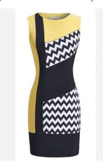 Joseph Ribkoff prachige stretch gekleurde zomerjurk mt 46