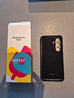 Accezz MagSafe Leather backcover Samsung Galaxy S24 zwart, Nieuw, Ophalen of Verzenden