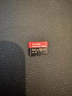 Sandisk Extreme Pro 64GB MicroSDXC A1, Audio, Tv en Foto, Fotografie | Geheugenkaarten, Gebruikt, Ophalen of Verzenden, 64 GB