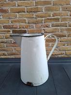 Vintage Witte Emaille Kan, Antiek en Kunst, Ophalen of Verzenden