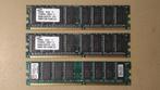Geheugen - DDR 256MB - 3 stuks, Computers en Software, RAM geheugen, 1 GB of minder, Ophalen of Verzenden, Desktop, DDR