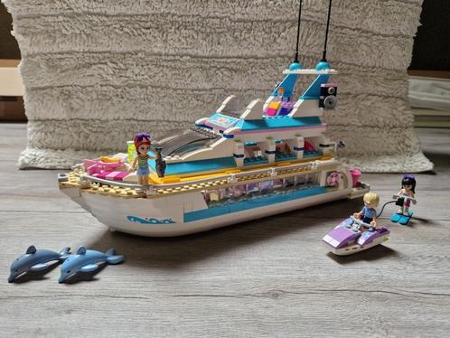 Lego Friends 41015 Dolfijn Cruiser, Kinderen en Baby's, Speelgoed | Duplo en Lego, Zo goed als nieuw, Lego, Complete set, Ophalen of Verzenden