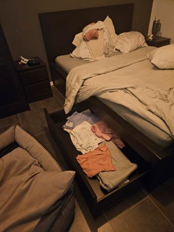 Ikea Malm bed 140x200 + 2 lades - verhuizing - afbeelding 3