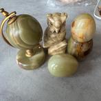Vintage Onyx Globe - Onyx Marmer- Uil en eieren, Ophalen of Verzenden