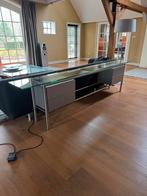 Bankstel, Huis en Inrichting, Ophalen, Gebruikt, 75 tot 100 cm, Rechte bank