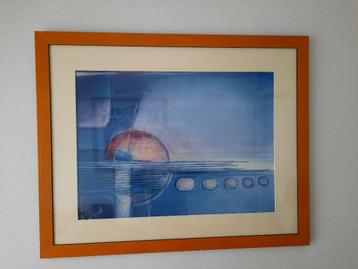 Modern schilderij 86 bij 69 cm ( F. Backes )  beschikbaar voor biedingen