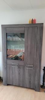 Complete meubelset van HACO te koop! Grijze houtlook, Ophalen, Met deur(en), Grijze houtlook, 100 tot 150 cm