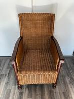 Mooie rieten houten stoel, Ophalen of Verzenden