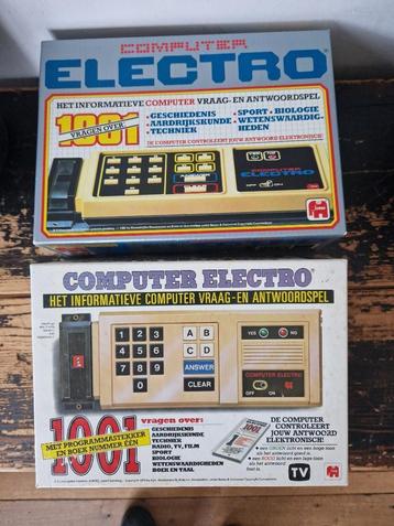 2 x Vintage " Computer elektro", jaren 80 beschikbaar voor biedingen
