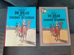 2x Kuifje Hardcover: De Krab & Zwarte Goud, Meerdere stripboeken, Ophalen of Verzenden, Gelezen, Hergé