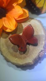 Rode jaspis vlinder, Ophalen of Verzenden, Mineraal