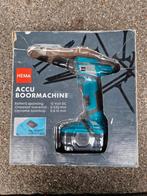 Hema Accu Boormachine 12V -, Doe-het-zelf en Verbouw, Gereedschap | Boormachines, Gebruikt, Variabele snelheid, Ophalen of Verzenden
