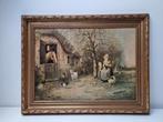 Print van Boerenlandschap moeder en kind, Ophalen of Verzenden