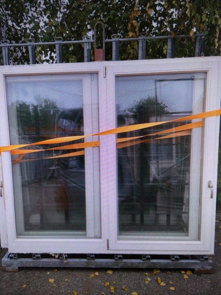 Grene raam  kozijnen, Doe-het-zelf en Verbouw, Kozijnen en Schuifpuien, Gebruikt, Raamkozijn, Hout, 150 tot 225 cm, 150 tot 225 cm