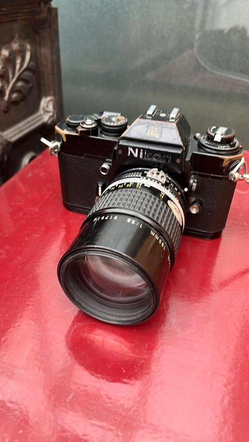 Nikon EL2 + Nikkor 135mm 1:2.8, Audio, Tv en Foto, Fotocamera's Analoog, Gebruikt, Spiegelreflex, Nikon, Ophalen