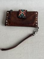 Micmacbags portemonnee new navajo rundleer ibiza-stijl bruin, Sieraden, Tassen en Uiterlijk, Overige merken, Gebruikt, Bruin, Ophalen of Verzenden