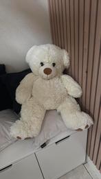 Te koop: grote witte beer 60 cm, Ophalen, Zo goed als nieuw, Beer