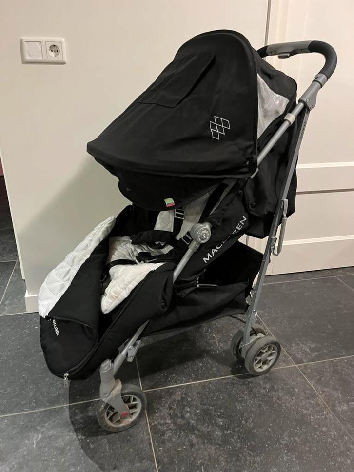 Maclaren Techno XLR buggy - Zwart, Kinderen en Baby's, Buggy's, Gebruikt, Overige merken, Ophalen