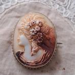 GLASCAMÉE  VINTAGE 3X2,5 CM, Overige materialen, Gebruikt, Bruin, Verzenden