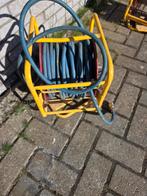 Draaibare haspel met slang voor compressor, Doe-het-zelf en Verbouw, Compressors, Gebruikt, 100 liter of meer, M, Ophalen of Verzenden