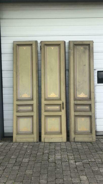 Prachtig antieke pitchpine ensuitedeuren uit Frankrijk, Doe-het-zelf en Verbouw, Deuren en Horren, Zo goed als nieuw, Binnendeur