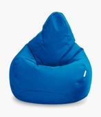 2 stuks zitzak marine blue, Ophalen, Zo goed als nieuw, Blauw, Zitzak