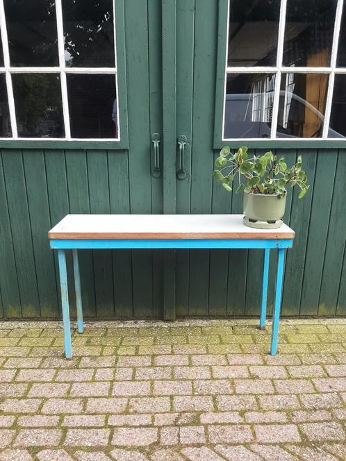 sidetable bijzettafel, Huis en Inrichting, Tafels | Sidetables, Gebruikt, 25 tot 50 cm, 100 tot 150 cm, Rechthoekig, Ophalen