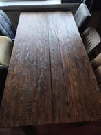 Robuuste eettafel bruin hout 180x90, Huis en Inrichting, Tafels | Eettafels, Ophalen, Zo goed als nieuw, Rechthoekig, 50 tot 100 cm