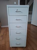 IKEA Ladekast Metaal Wit - 6 Lades, Minder dan 50 cm, Gebruikt, 100 tot 150 cm, Ophalen of Verzenden