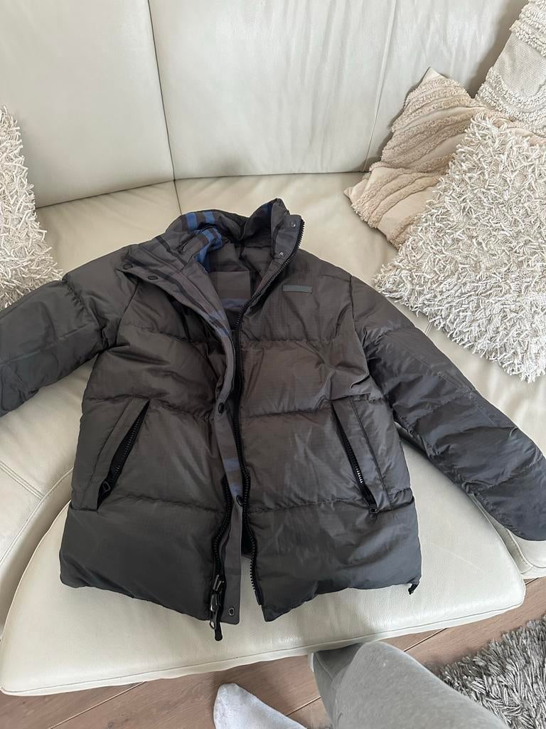 Dubbelzijdige Burberry winterjas, Maat 48/50 (M), Ophalen of Verzenden, Zo goed als nieuw, Grijs