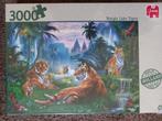 Jumbo puzzel Temple Lake Tigers tijgers 3000 stukjes NIEUW, Ophalen of Verzenden, Meer dan 1500 stukjes, Nieuw, Legpuzzel