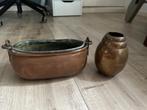 Koperen bakje en pot, Antiek en Kunst, Ophalen