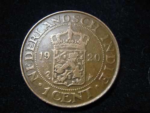 Nederlands Indie 1 Cent 1920 #c10, Postzegels en Munten, Munten | Azië, Losse munt, Zuidoost-Azië, Verzenden