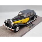Panther De Ville V12 1974 zwart/geel  (1:18, Pantheon), Overige merken, Auto, Nieuw, Ophalen of Verzenden