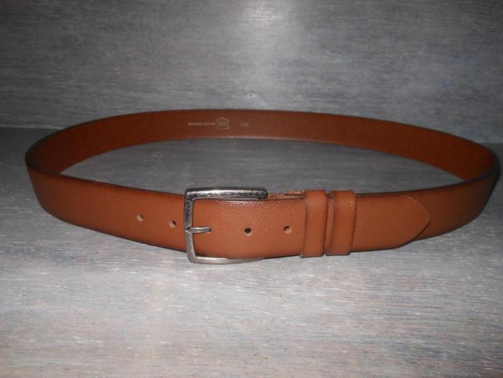 Middenbruine leren heren riem met een zilverkleurige gesp, Kleding | Heren, Riemen en Ceinturen, Nieuw, Riem of Ceintuur, Zwart