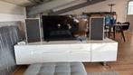 Wit TV Meubel - Strak Design, Gebruikt, Overige typen, Minder dan 60 watt, Ophalen