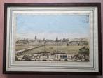 Vue perspective de la Ville de Dresde - Dresden 18de eeuw, Antiek en Kunst, Ophalen of Verzenden