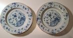 Stel blauw witte Delftse borden18e eeuw, Verzenden