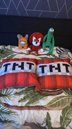 Minecraft kussens en knuffels, Jongetje of Meisje, Wit, Ophalen of Verzenden, Zo goed als nieuw