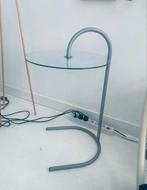 Ry Tafeltjes Chroom Glas Tjord Bjorklund Voor Ikea, Minder dan 55 cm, Ophalen of Verzenden, Rechthoekig, Glas
