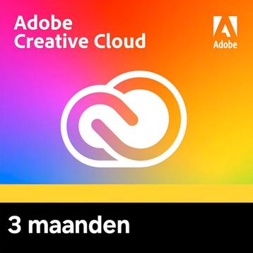 Adobe Creative Cloud - 3 maanden beschikbaar voor biedingen