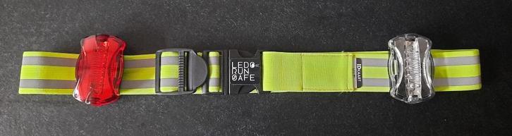 Hardloopverlichting, reflecterende belt met ledverlichting, Sport en Fitness, Loopsport en Atletiek, Nieuw, Overige typen, Overige merken
