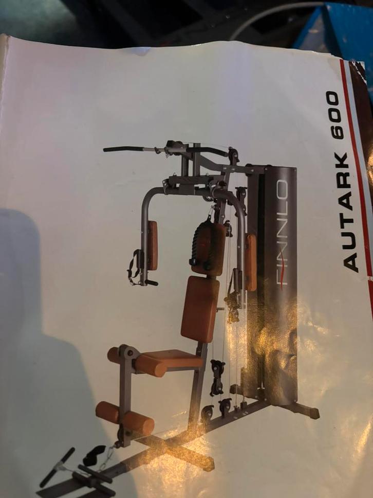 Finnlo AUTARK 600, Sport en Fitness, Fitnessapparatuur, Zo goed als nieuw, Krachtstation, Armen, Benen, Borst, Rug, Metaal, Ophalen