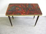 Vintage bijzettafel Pop Art sidetable Rockabilly 50's tafel, Ophalen of Verzenden, Gebruikt