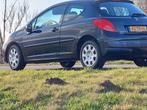 Peugeot 207, bouwjaar 2006, Auto's, Peugeot, Voorwielaandrijving, Zwart, Leder en Stof, Zwart