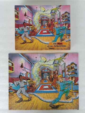 Puzzel: The Real Ghostbusters (MB, 1988) beschikbaar voor biedingen